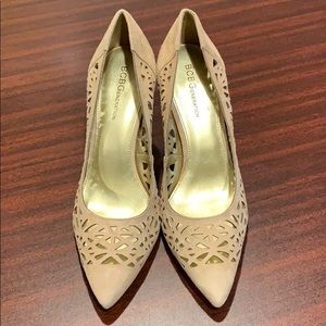 Tan suede BCBGeneration pumps size 8.5B